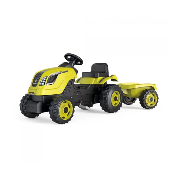 SMOBY FARMER XL ΠΡΑΣΙΝΟ ΤΡΑΚΤΕΡ ΚΑΙ ΤΡΕΙΛΕΡ