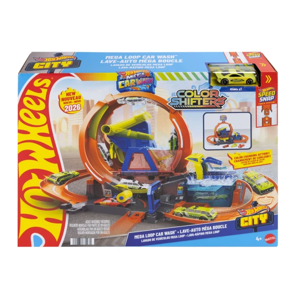 HOT WHEELS MEGA ΠΛΥΝΤΗΡΙΟ ΧΡΩΜΟΚΕΡΑΥΝΩΝ ΜΕ ΛΟΥΠ