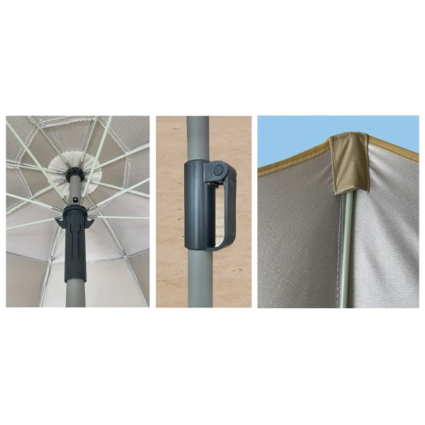 SOLART OMΠΡΕΛΑ ΗΛΙΟΥ 200/8 ΣΚΕΛΕΤΟΣ ΜΕΤΑΛΛΙΚΟΣ 28/32mm - ΣΙΕΛ