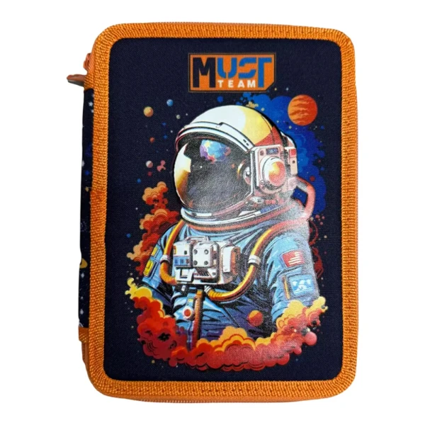 MUST TEAM DOUBLE FILLED PENCIL CASE 15X5X21 cm ASTRONAUT