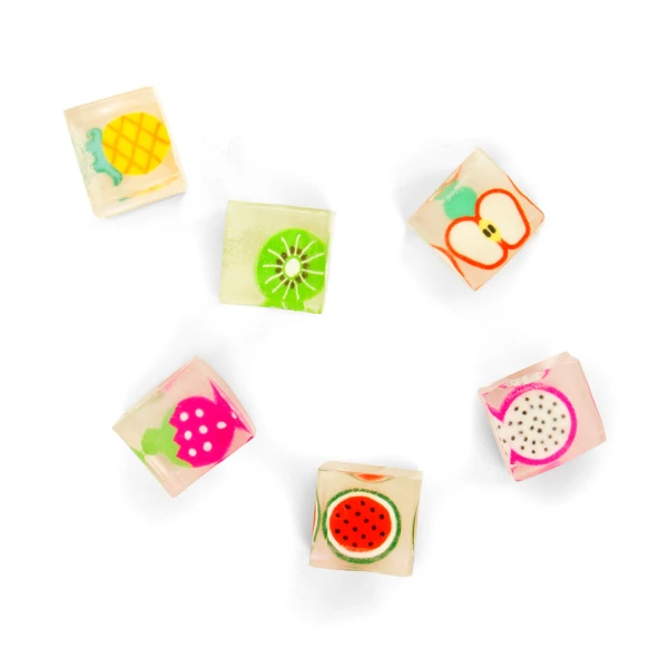 KEYCRAFT SQUISHY ICE CUBES ΦΡΟΥΤΑ - 6 ΣΧΕΔΙΑ