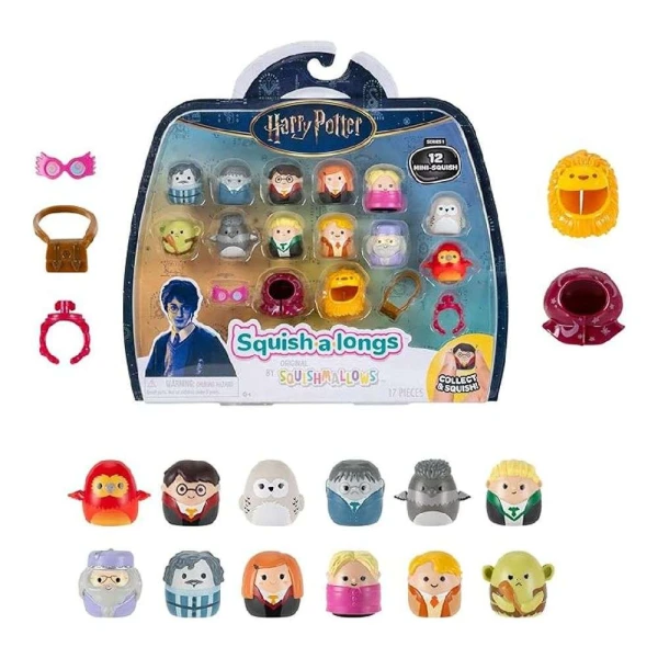 SQUISH-A-LONGS HARRY POTTER ΣΕΤ 12 τεμ. ΦΙΓΟΥΡΕΣ & ΑΞΕΣΟΥΑΡ