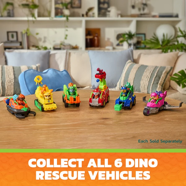 PAW PATROL DINO MOVIE THEMED VEHICLES - 6 DESIGNS