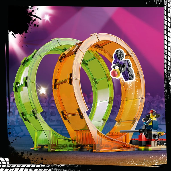 LEGO® CITY ΑΚΡΟΒΑΤΙΚΗ ΑΡΕΝΑ ΜΕ ΔΙΠΛΟ ΛΟΥΠ
