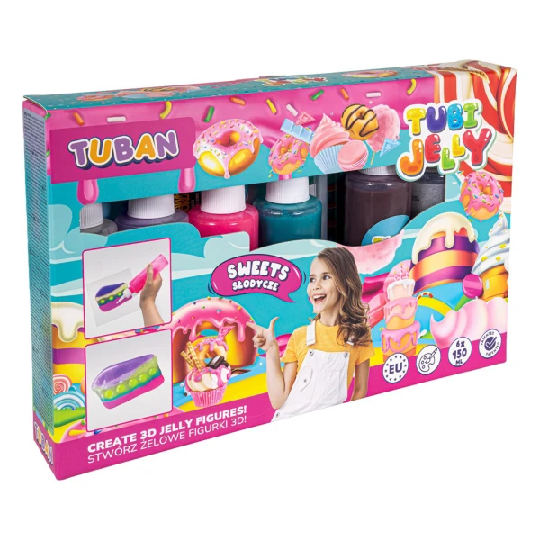 TUBAN ΣΕΤ TUBI JELLY ΓΛΥΚΑ ΓΙΑ ΔΗΜΙΟΥΡΓΙΑ ΦΙΓΟΥΡΩΝ GEL