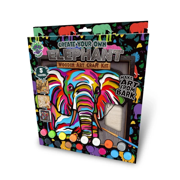 SPLAT PLANET ΞΥΛΙΝΟ ΣΕΤ ΖΩΓΡΑΦΙΚΗΣ ELEPHANT