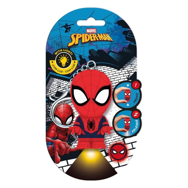 FLASHIES 3D ΜΠΡΕΛΟΚ ΜΕ LED FLASHLIGHT SPIDERMAN