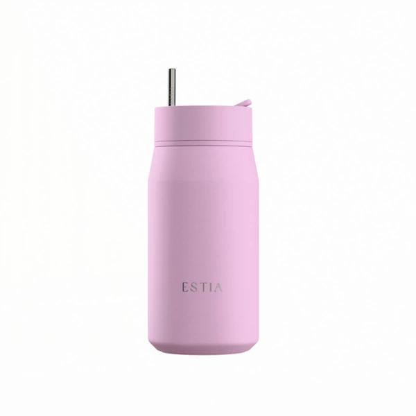 ESTIA HOME ART THERMOS LENS SAVE THE AEGEAN 360ml LAVENDER