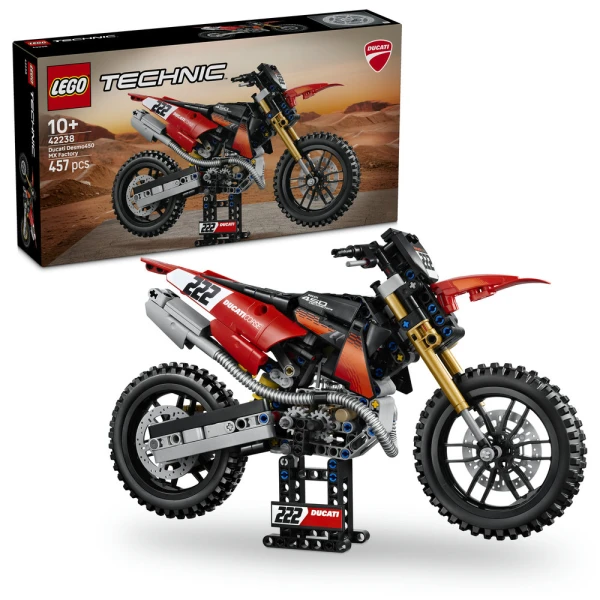 LEGO TECHNIC DUCATI DESMO450 MX FACTORY MOTORCYCLE