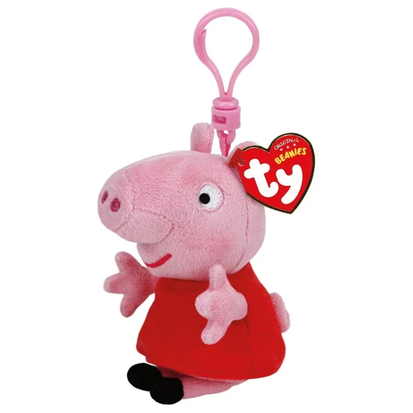 TY BEANIE BABIES DISNEY ΧΝΟΥΔΩΤΟ 8.5 εκ. ΜΕ ΚΛΙΠ - PEPPA PIG