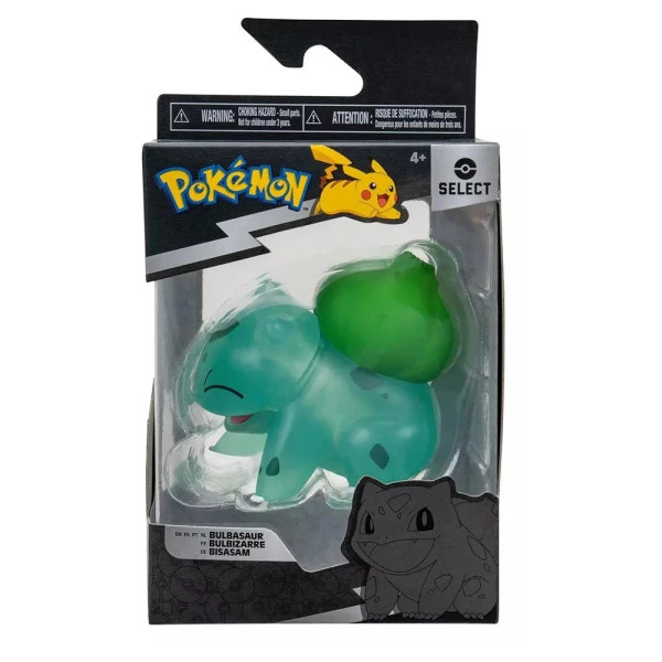 POKEMON ΦΙΓΟΥΡΑ 7.5 εκ. ΔΙΑΦΑΝΗ WAVE 6 - BULBASAUR