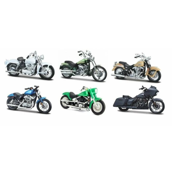 MAISTO 1:18 ΜΗΧΑΝΗ HARLEY DAVIDSON - ΔΙΑΦΟΡΑ ΣΧΕΔΙΑ