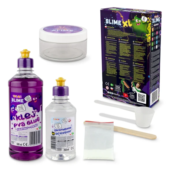 TUBAN DIY SLIME ΣΕΤ ΚΑΤΑΣΚΕΥΗΣ SLIME GLOW IN THE DARK XL 