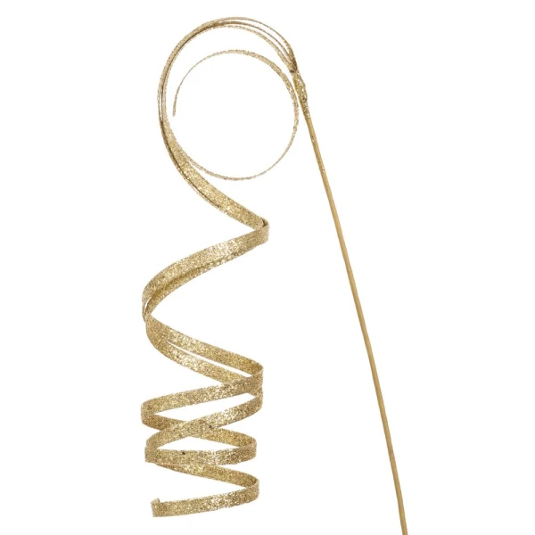 ΧΡΥΣΟ GLITTER TWISTED ΚΛΑΔΙ 50 ΕΚ