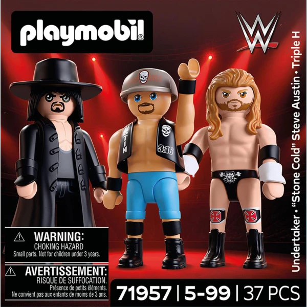 PLAYMOBIL WWE® ΤΡΕΙΣ ΠΑΛΑΙΣΤΕΣ ΤΗΣ ATTITUDE ERA