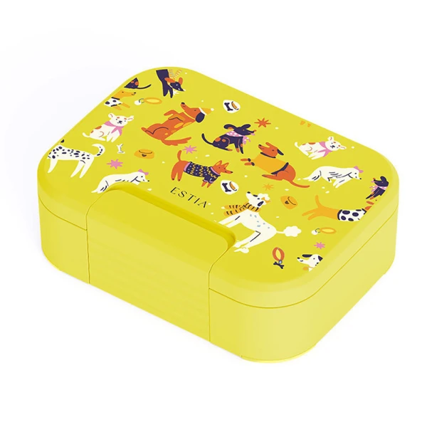 LUNCH BOX SAVE THE AEGEAN 750ml 2 STAINLESS STEEL REMOVABLE COMPARTMENTS PET PARTY