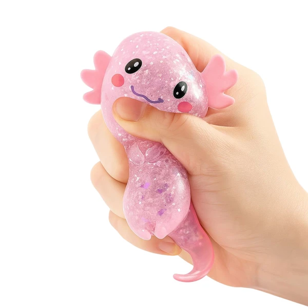 KEYCRAFT SQUISHY SPARKLY AXOLOTL - 4 ΧΡΩΜΑΤΑ