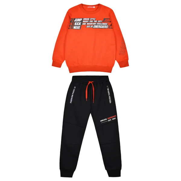 ENERGIERS JOGGING SUIT BOY BEBE BLACK