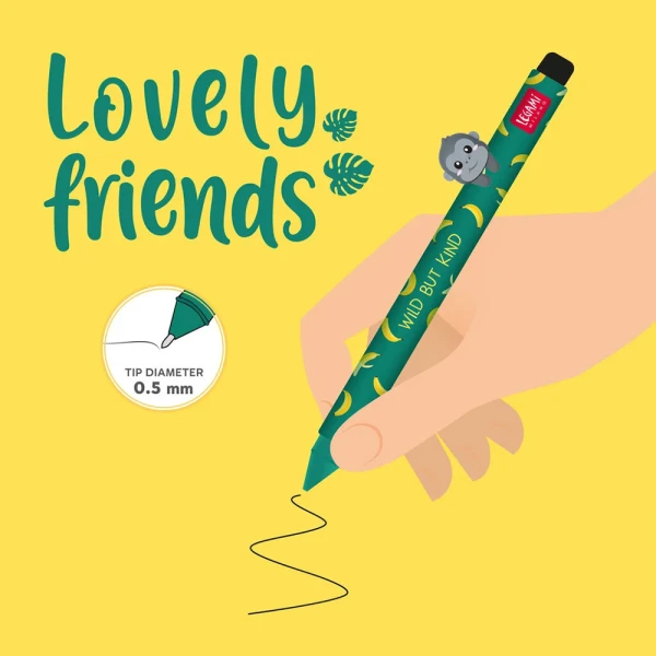 LEGAMI GEL PEN WITH ANIMAL LOVELY FRIENDS GORILLA