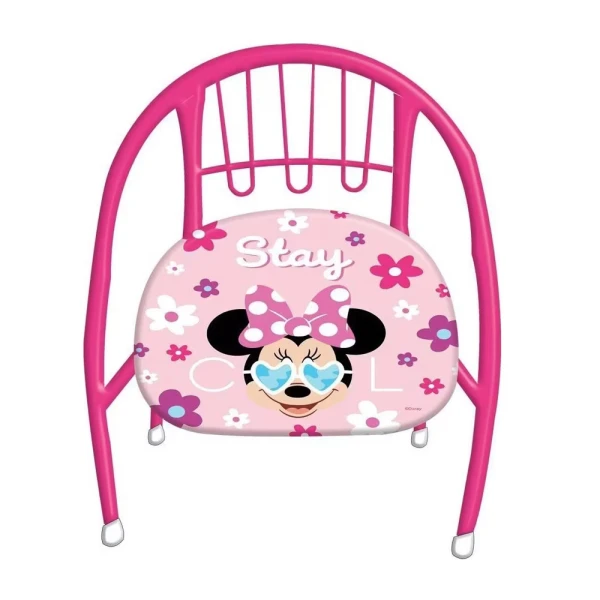 KIDS METAL CHAIR 36X35X36 cm MINNIE