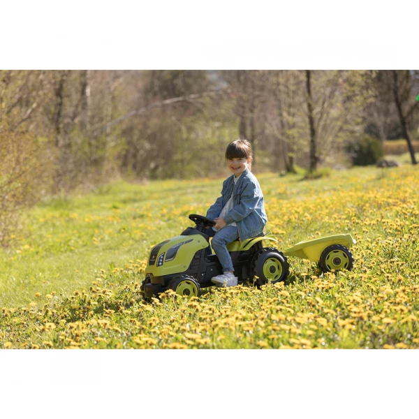 SMOBY FARMER XL ΠΡΑΣΙΝΟ ΤΡΑΚΤΕΡ ΚΑΙ ΤΡΕΙΛΕΡ