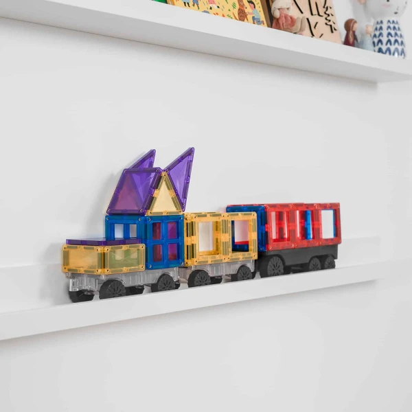 CONNETIX ΜΑΓΝΗΤΙΚΑ ΤΟΥΒΛΑΚΙΑ RAINBOW TRANSPORT PACK 50 τεμ.