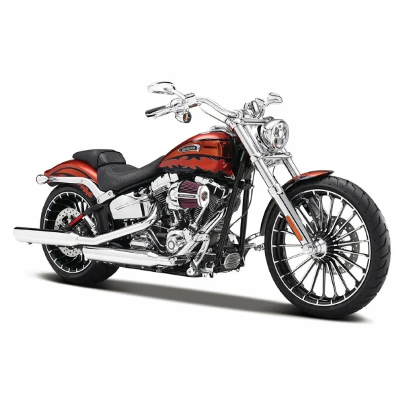 MAISTO 1:12 H-D MOTORCYCLES 2014 CVO BREAKOUT MET ORANGE