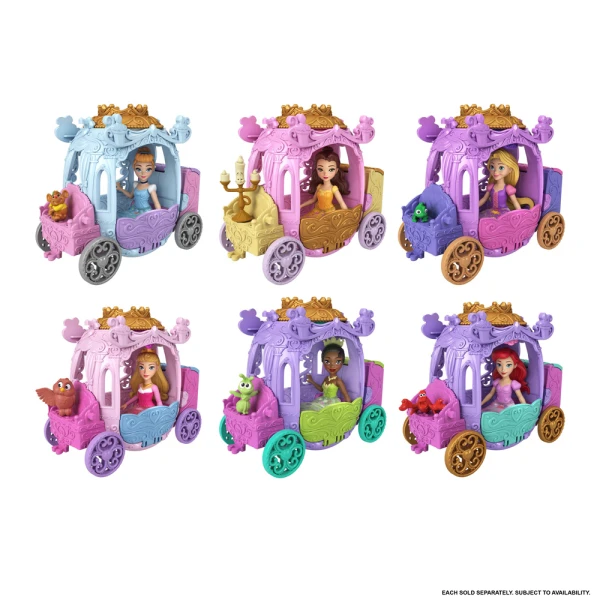 DISNEY PRINCESS CARRIAGE WITH SURPRISE MINI DOLL