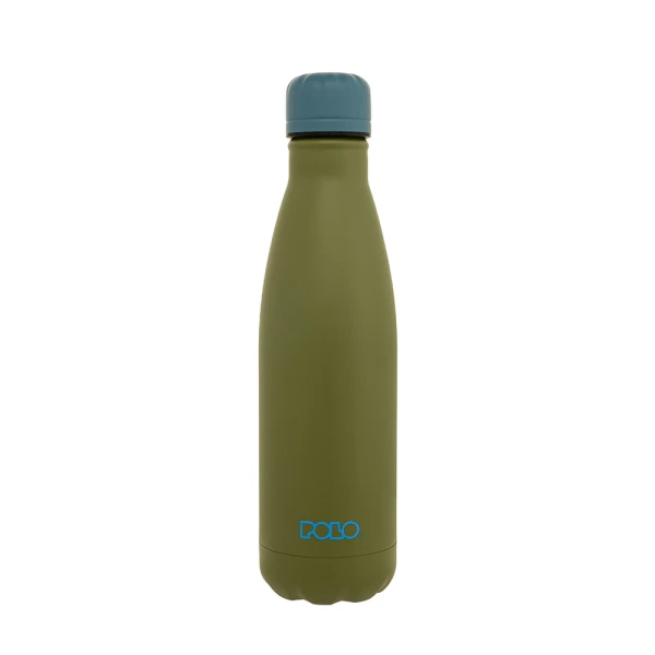 POLO 2026 STAINLESS STEEL THERMOS 500ml KHAKI-PETROL
