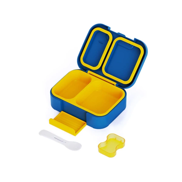 LUNCH BOX SAVE THE AEGEAN 750ml 2 REMOVABLE COMPARTMENTS CITY HEROES