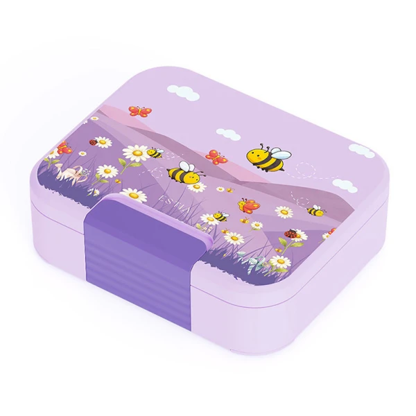 LUNCH BOX SAVE THE AEGEAN 1040ml 3 REMOVABLE COMPARTMENTS GARDEN FRIENDS