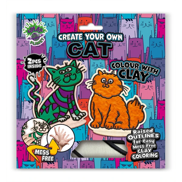 SPLAT PLANET MESS-FREE ΣΕΤ ΖΩΓΡΑΦΙΚΗΣ ΜΕ ΠΗΛΟ CATS