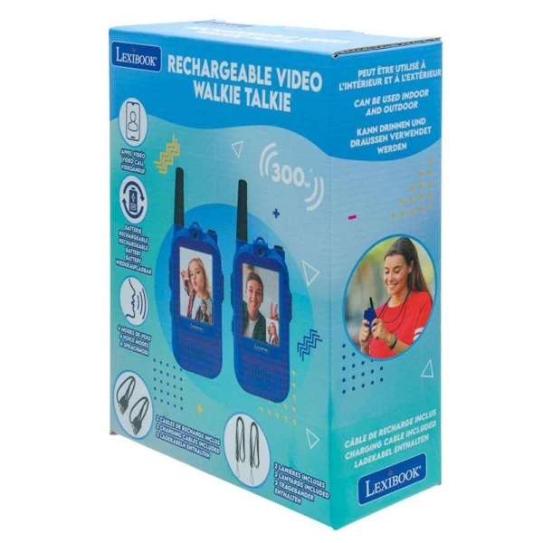 LEXIBOOK RECHARGEABLE VIDEO WALKIE TALKIE