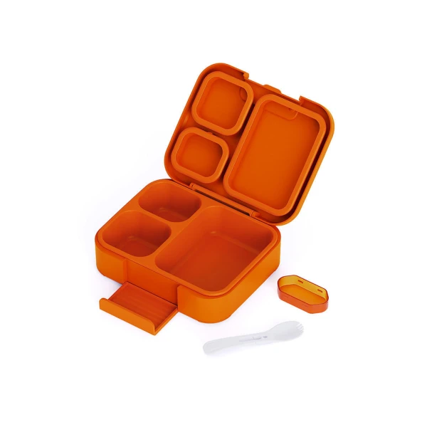 LUNCH BOX SAVE THE AEGEAN 1040ml 3 REMOVABLE COMPARTMENTS THE BIG BUILD