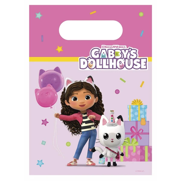 PAPER GIFT BAGS 4 pcs GABBY\'S DOLLHOUSE
