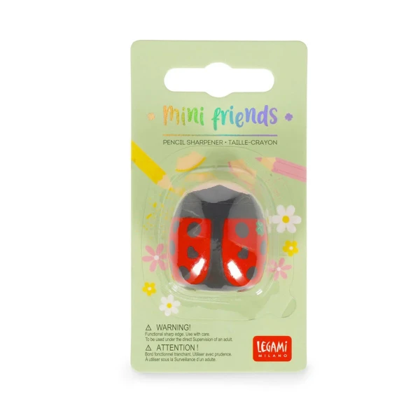 LEGAMI PENCIL SHARPENER MINI FRIENDS - LADYBUG