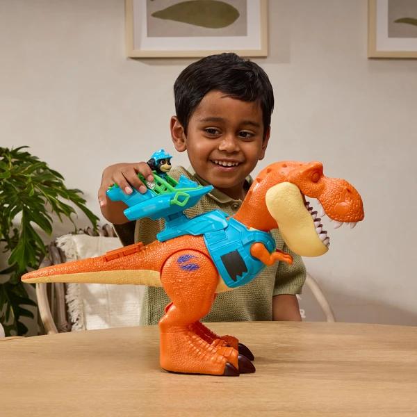 PAW PATROL DINO MOVIE PLAYSET REX AND TIMMY