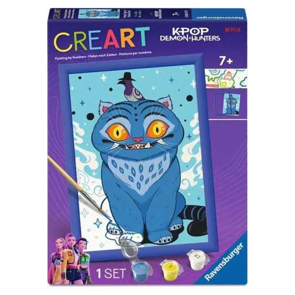 RAVENSBURGER PAINTING BY NUMBERS CREART K-POP DEMON HUNTERS DERPY AND SUSSIE