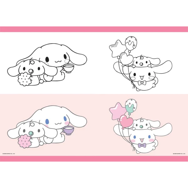 ΤΕΤΡΑΔΙΟ ΚΑΡΦΙΤΣΑ 17Χ25 εκ. 40 ΦΥΛΛΑ CINNAMOROLL - 2 ΣΧΕΔΙΑ