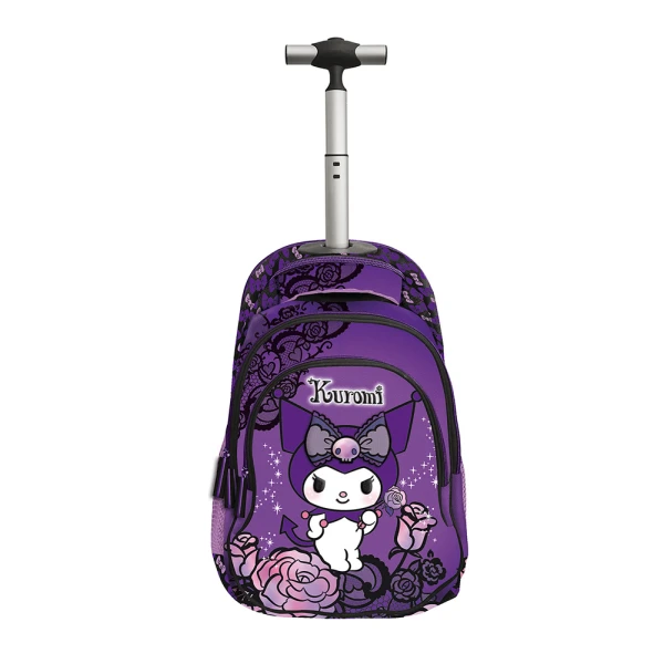 ΣΧΟΛΙΚΟ TROLLEY ΣΑΚΙΔΙΟ - PURPLE KUROMI