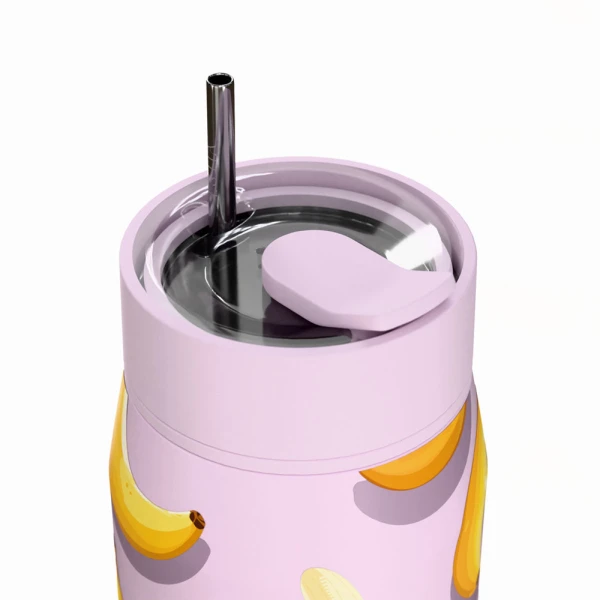 ESTIA HOME ART ΘΕΡΜΟΣ LENS SAVE THE AEGEAN 360ml BANANA MOOD
