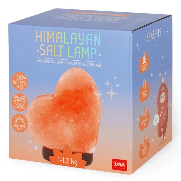 LEGAMI HIMALAYAN SALT LAMP - HEART