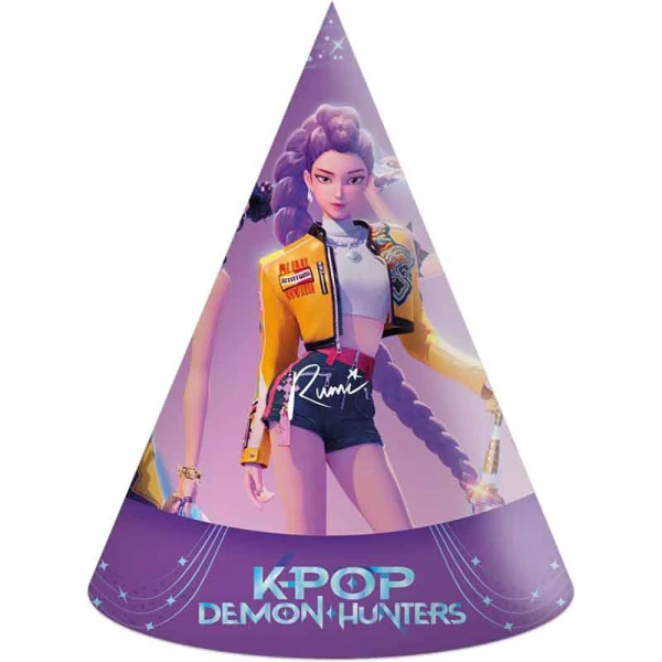 PAPER HATS 6 pcs K-POP DEMON HUNTERS