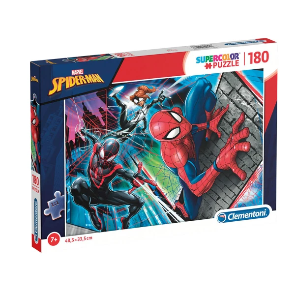 CLEMENTONI ΠΑΙΔΙΚΟ ΠΑΖΛ SUPER COLOR SPIDER MAN 180 ΤΜΧ