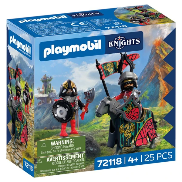 PLAYMOBIL KNIGHTS ΑΡΧΗΓΟΣ ΙΠΠΟΤΩΝ ΔΡΑΚΩΝ ΚΑΙ ΠΟΛΕΜΙΣΤΗΣ