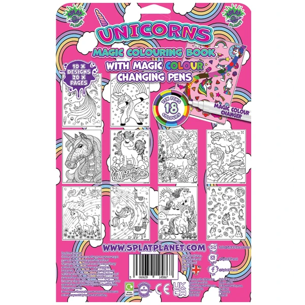 SPLAT PLANET ΒΙΒΛΙΟ ΖΩΓΡΑΦΙΚΗΣ UNICORN MAGIC