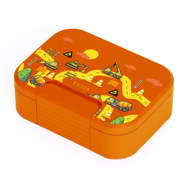 LUNCH BOX SAVE THE AEGEAN 750ml 2 STAINLESS STEEL REMOVABLE COMPARTMENTS THE BIG BUILD