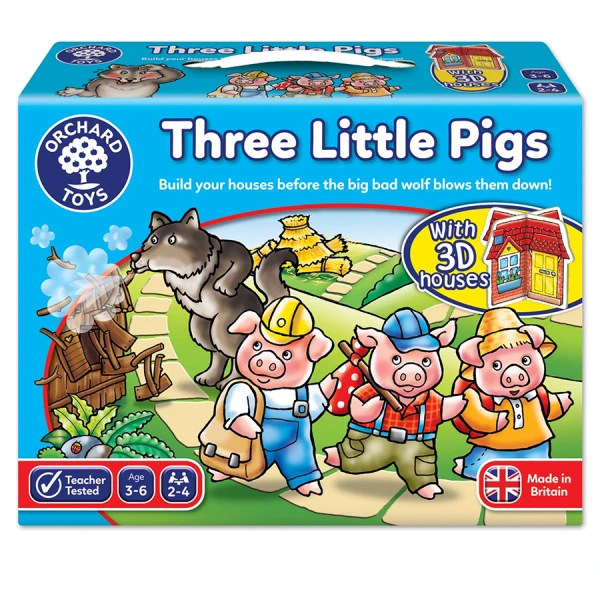ORCHARD KIDS BOARD GAME THREE LITTLE PIGS