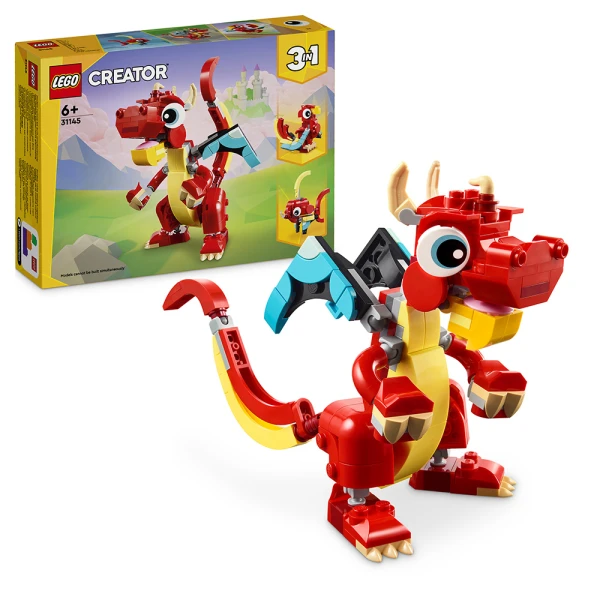 LEGO® CREATOR ΚΟΚΚΙΝΟΣ ΔΡΑΚΟΣ