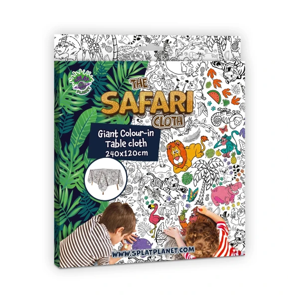 SPLAT PLANET ΓΙΓΑΝΤΙΟ ΤΡΑΠΕΖΟΜΑΝΤΗΛΟ ΖΩΓΡΑΦΙΚΗΣ SAFARI